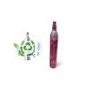 Reciclagem Sustentável de Botijas CO₂ 425g QuickConnect (Rosa)