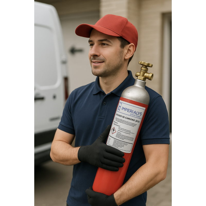 Reciclagem Botija CO2 até 2Kg
