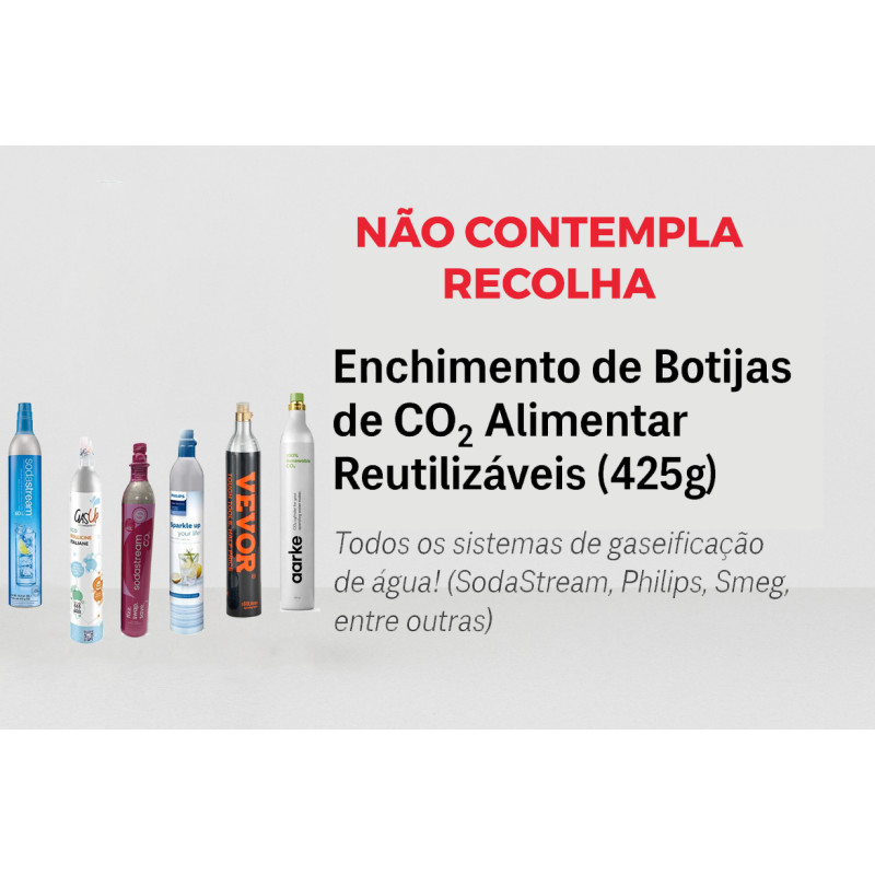 Enchimento botijas sodastream (sem recolha no cliente)