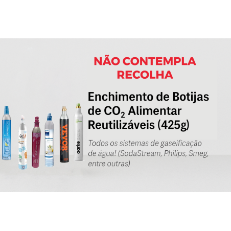 Enchimento botijas sodastream (sem recolha no cliente)