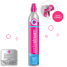 Botija Adicional de gás com sistema QuickConnect Cor-de-Rosa (60L) SODASTREAM