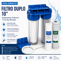 Pack Filtro Duplo 10" –...