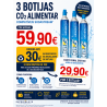 Pack 3 Botijas CO₂ Alimentar 425g Rosca + 30€ em Descontos de Reciclagem