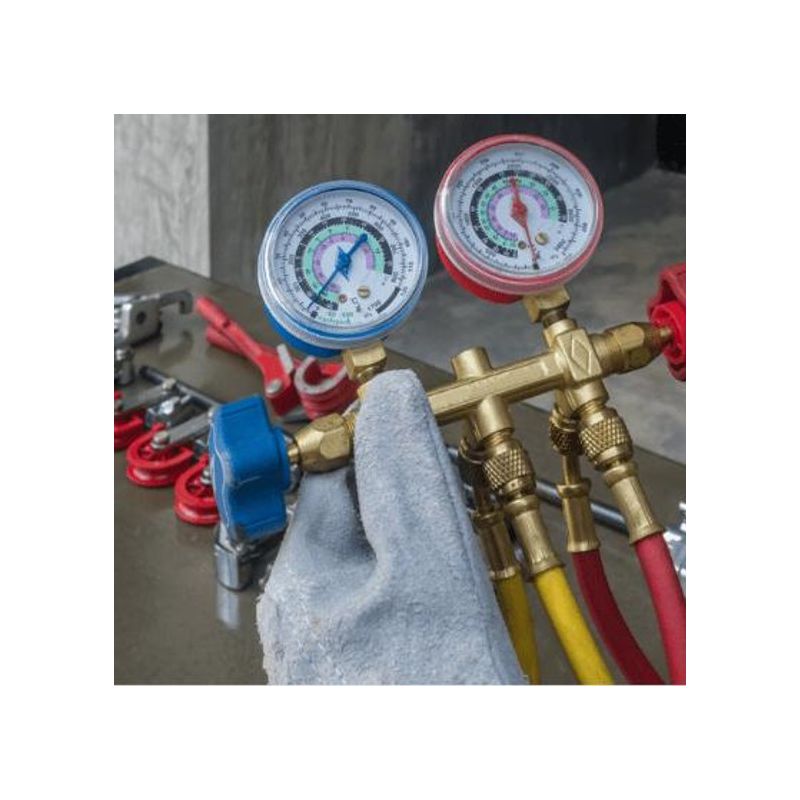 Carga Gás Refrigerante c/ tapa fugas