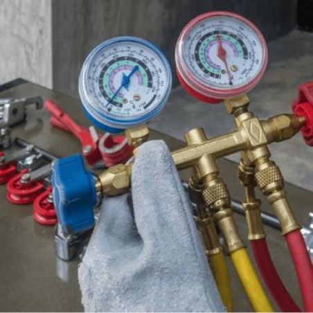 Carga Gás Refrigerante c/ tapa fugas