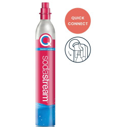 Botija CO2 425g Rosa - QuickConnect (Com Carga)
