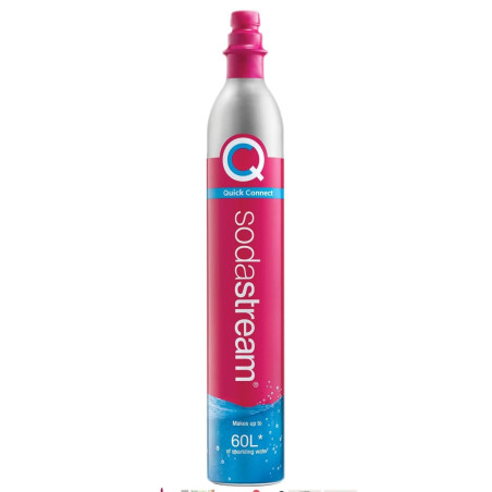 Botija CO2 425g Rosa - QuickConnect (Com Carga)