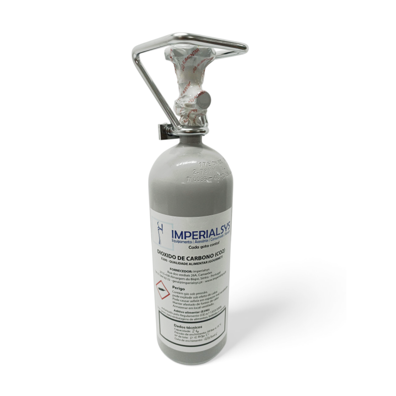 Botija CO₂ Alimentar Gourmet – 2kg